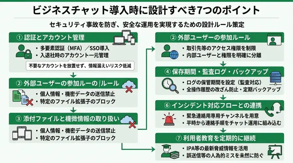ビジネスチャット導入時に設計すべき7つのポイント