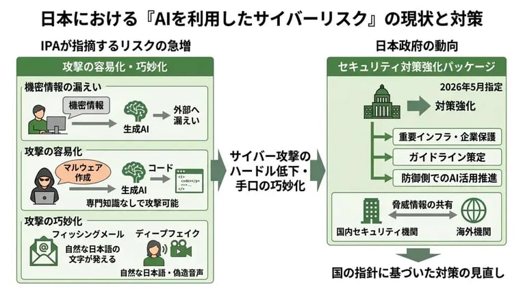日本でも現実になった「AIを利用したサイバーリスク」