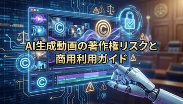 AI生成動画の著作権と商用利用の注意点｜AI動画生成の法的リスクを解説