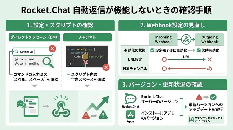 自動返信がうまく機能しないときの対処法とは？