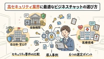 【業界別】ビジネスチャット活用事例と導入ポイント｜自治体・官公庁・金融・大学・医療現場での選び方