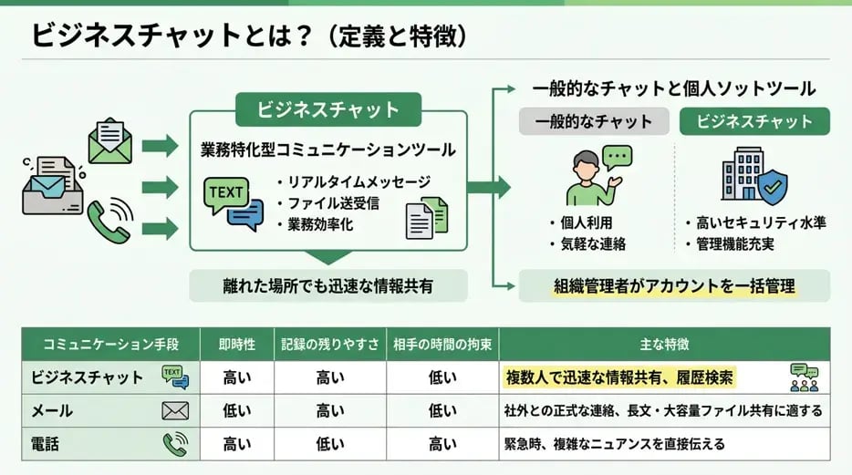 ビジネスチャットとは?(定義)