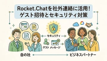 Rocket.Chatを社外連絡・取引先とのやり取りに活用する方法｜ゲスト招待から運用まで解説