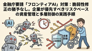 フロンティアAIで「パッチまでの猶予」が消える？金融庁の要請9項目と他省庁の対応から導く対策の優先順位
