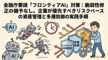 フロンティアAIで「パッチまでの猶予」が消える？金融庁の要請9項目と他省庁の対応から導く対策の優先順位