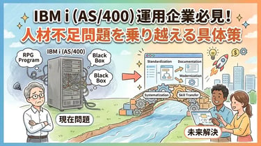IBM iユーザーの69%が「人材不足」を最重要課題に選んだ理由とは？【2026年最新調査】