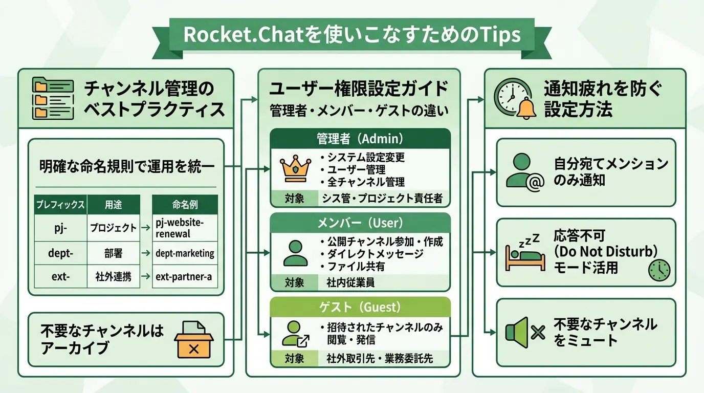 Rocket.Chatを使いこなすためのTips