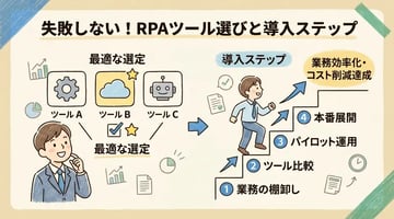 RPA導入・選定の完全ガイド｜失敗しないツール選びと導入手順を徹底解説【2026年版】