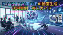 ビジネス向けAI動画生成の活用事例｜業務効率化・マーケ活用の実例