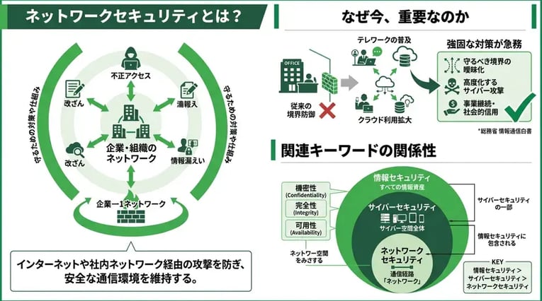 ネットワークセキュリティとは?【定義】