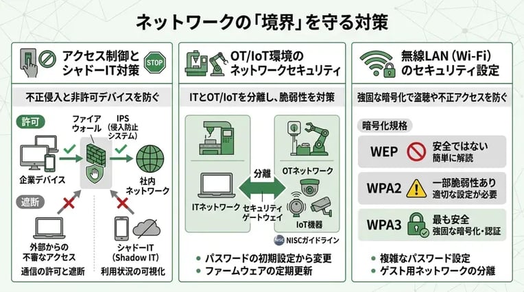 ネットワークの「境界」を守る対策